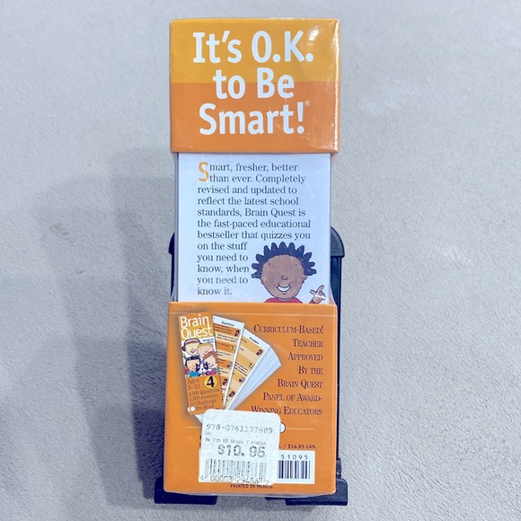 NWT Sealed Brain Quest Grade 4 Ages 9-10/Revised 3rd Edition /Its OK To Be Smart - Picture 8 of 8